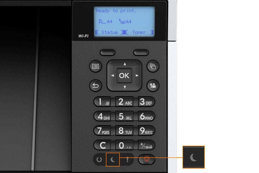 Simple to activate sleep mode.