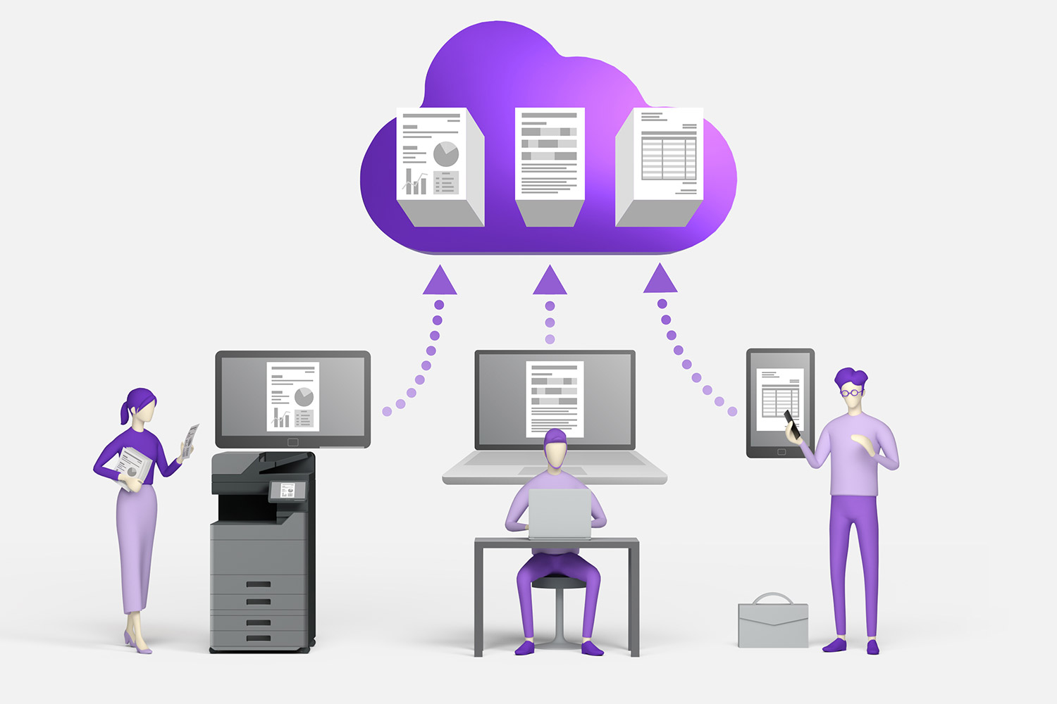 Kyocera Cloud Information Manager có thể hỗ trợ công việc kinh doanh của bạn như thế nào? 