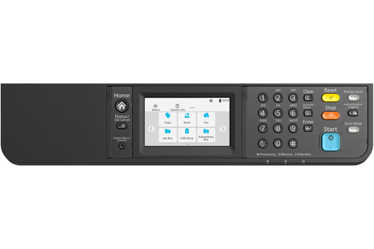 User-friendly touchscreen interface.